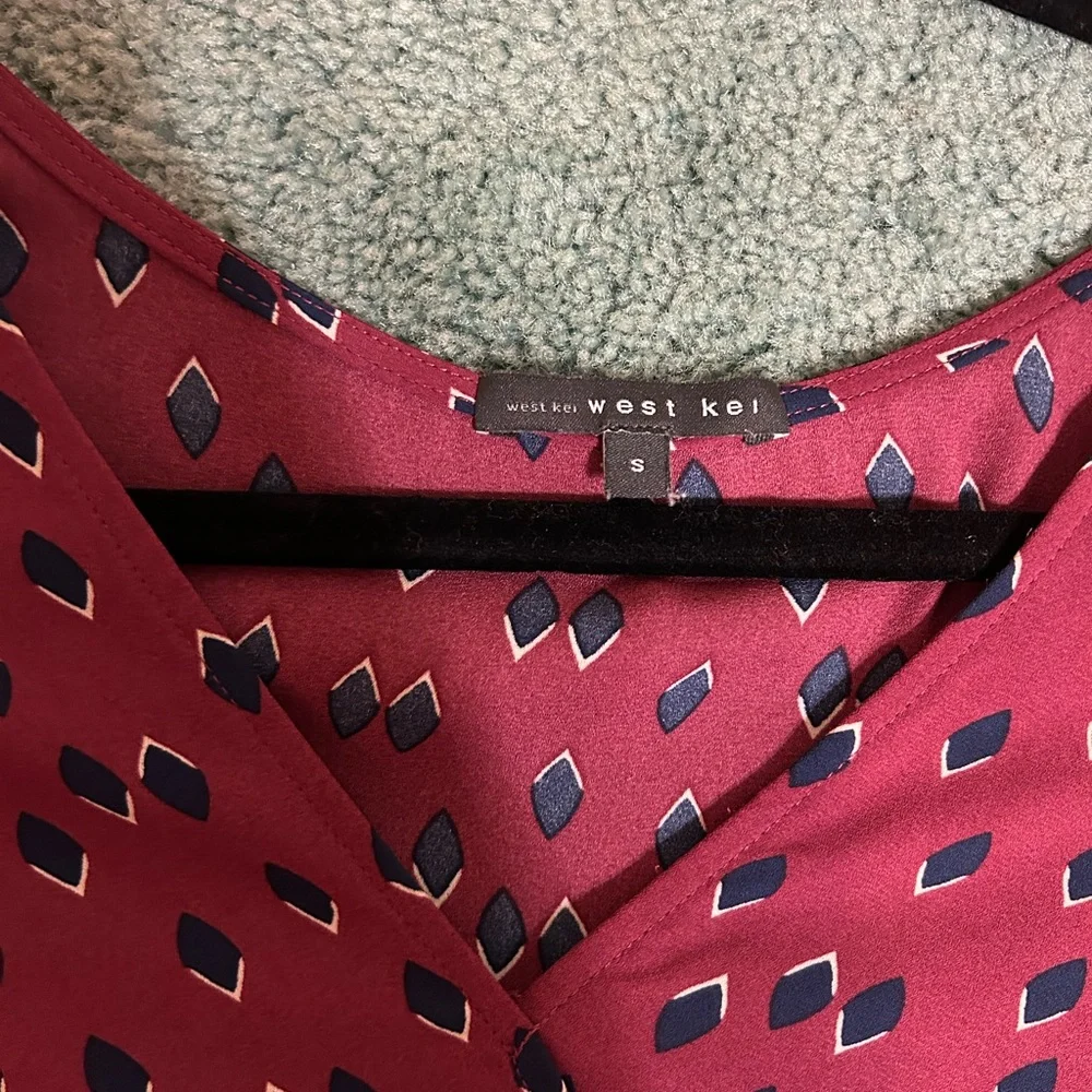 West Kei High Low Blouse, NWOT - Picture 3 of 3